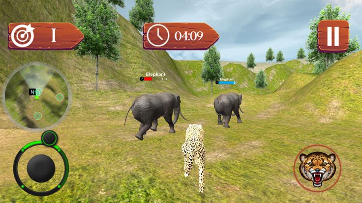 Wild Cheetah Attack:Chase Game游戏截图