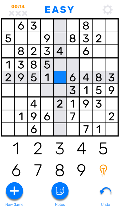 Sudoku (Classic Puzzle Game)游戏截图