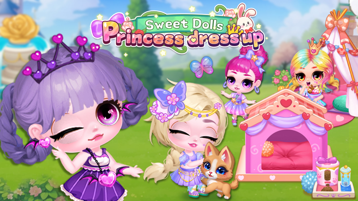 Sweet Dolls: Princess Dress Up游戏截图