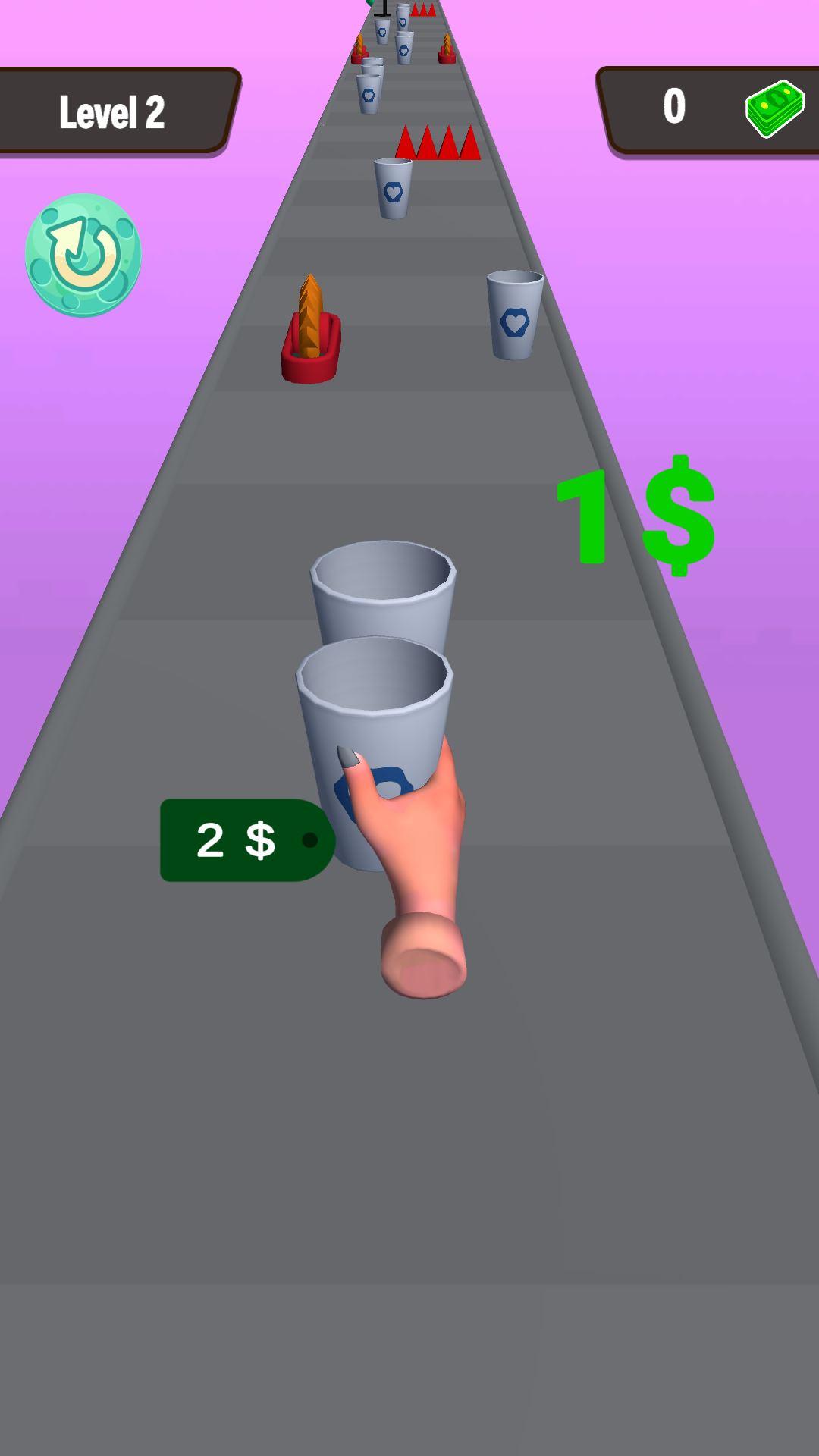 咖啡杯酷跑游戏截图