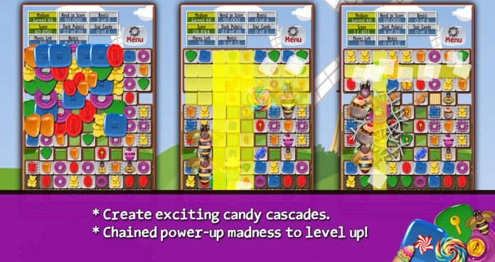 Sugar Drops - Match three puzzle游戏截图