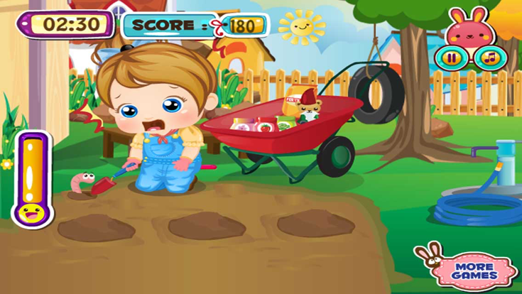 Baby In Garden - Plant & Fruit & Vegetables游戏截图