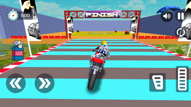 Mega Ramp Bike Racing 3D游戏截图