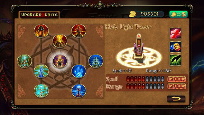 史诗塔防 - 元素游戏截图