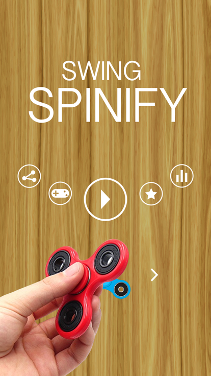 Spinify Swing - Fidget Spinner Retro游戏截图