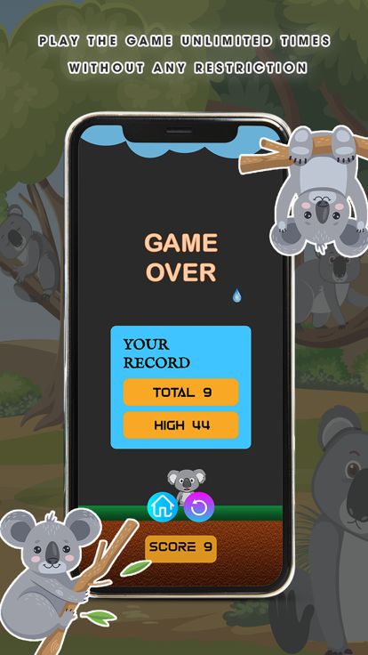 保护考拉免受雨淋游戏截图