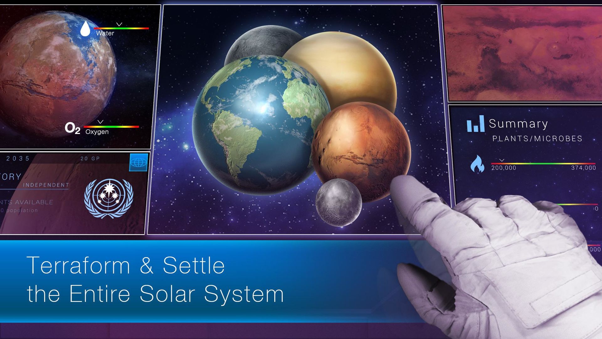 Screenshot of TerraGenesis - Space Settlers