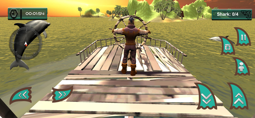巨齿鲨  海怪 筏生存游戏截图