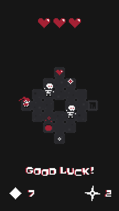 Red Hearts - Tiny Dungeon Crawler游戏截图