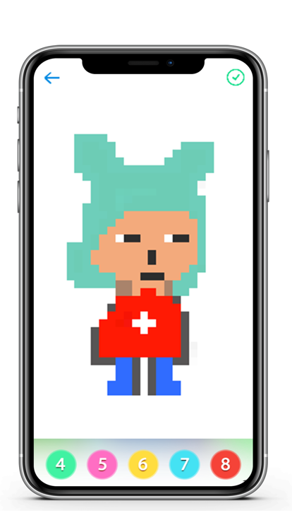 Toca Life Coloring Number游戏截图