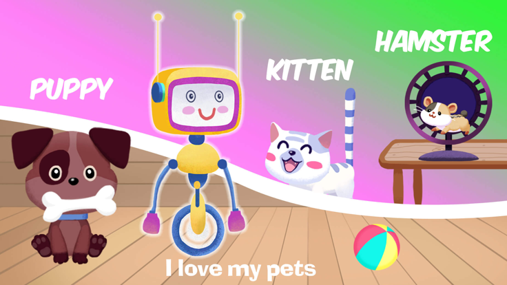 孩子们 学习 英语 游戏 : 音乐游戏截图