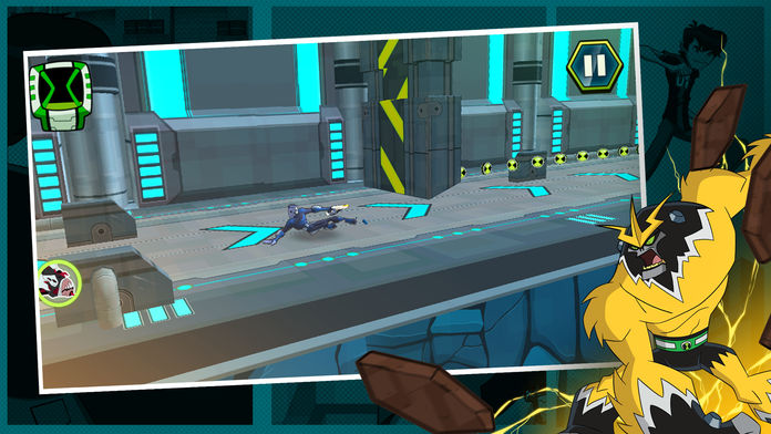Undertown Chase - Ben 10 Omniverse Running Game游戏截图
