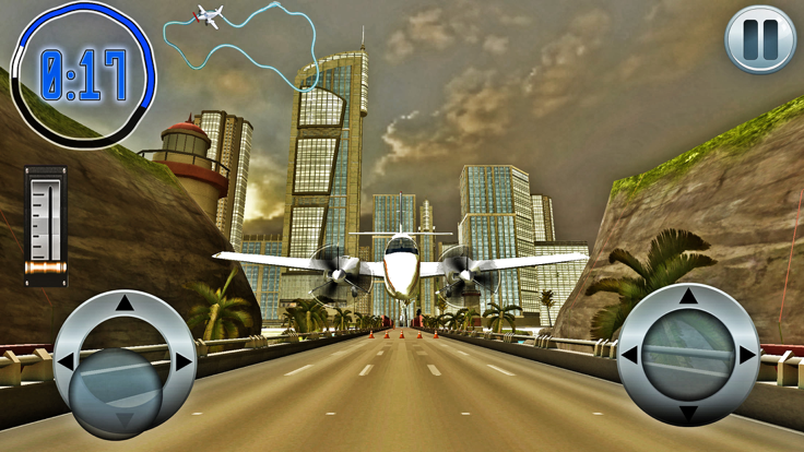 飞行飞行员模拟器3D  - 实际飞机2017年游戏截图