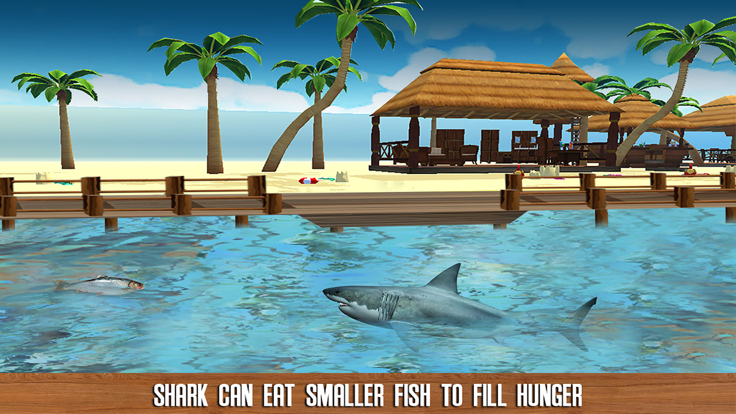 Furious Shark Revolution : Play this Shark Life Simulator to feed and hunt游戏截图
