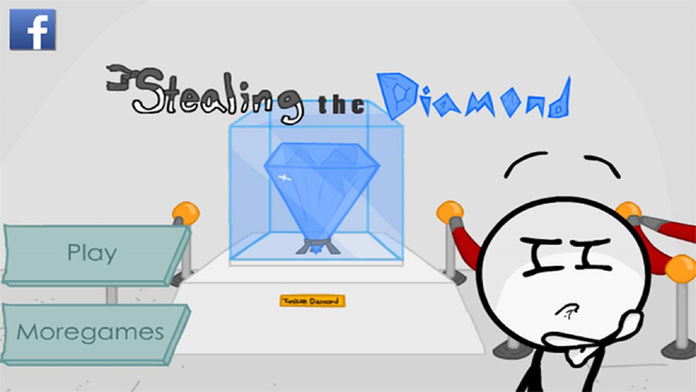 Stealing The Diamond - Stickman Edition游戏截图