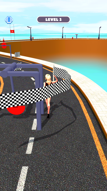 Racing Girl Run游戏截图