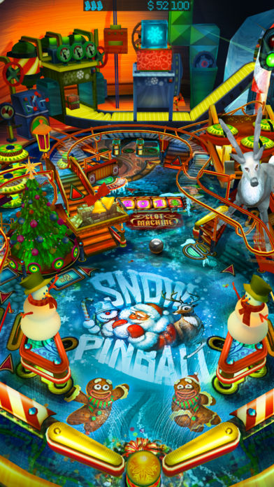 Snow Pinball: Santa's Christmas Factory!游戏截图