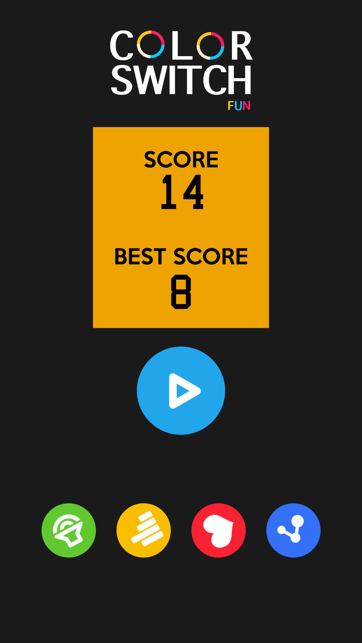 颜色变换游戏截图