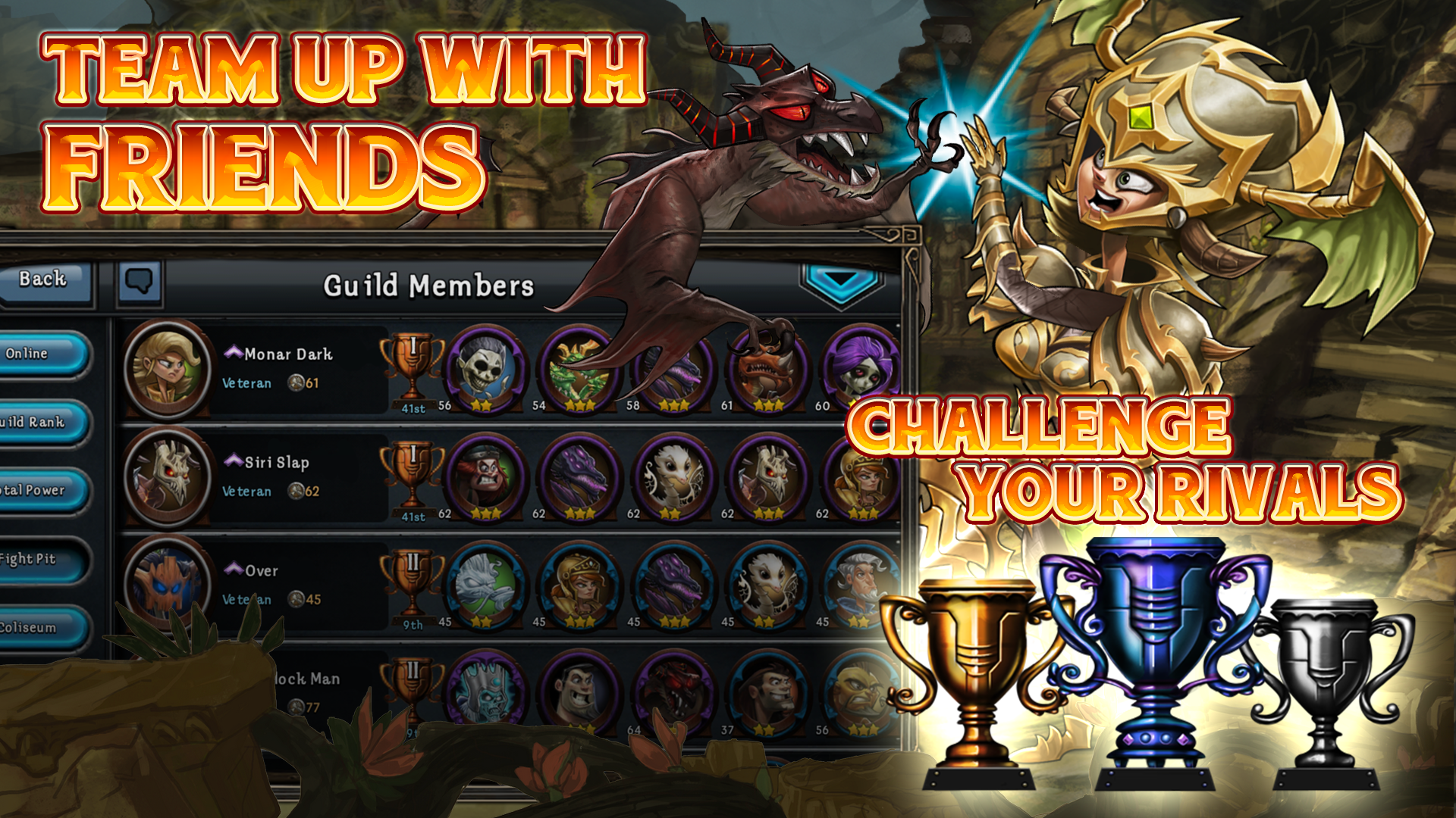 DragonSoul - 在线 RPG 游戏游戏截图