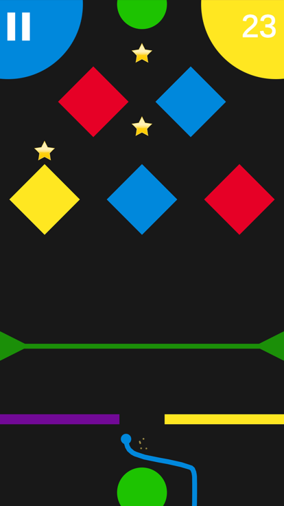 Color Run- purple, blue, green游戏截图