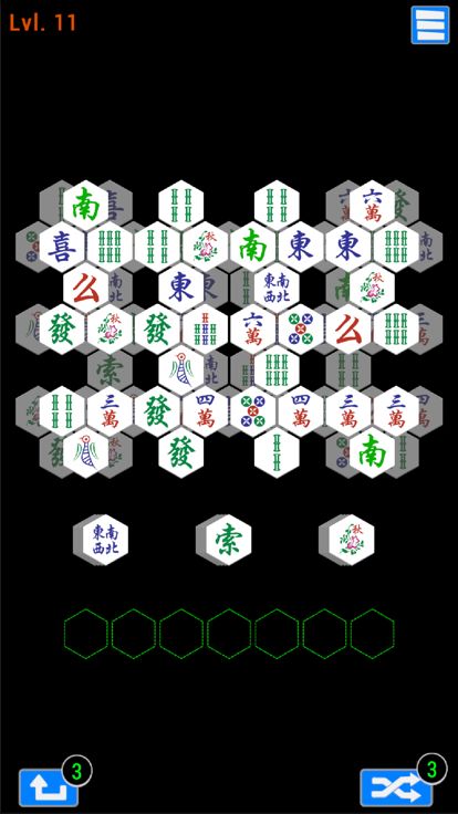 Hexa Mahjong Tiles游戏截图
