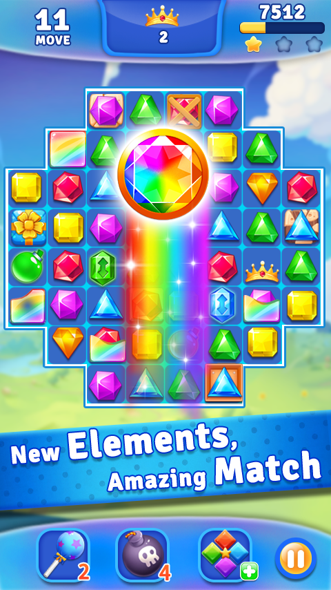 Jewel Crush Jewels Gems Match 3 Legend Taptap Discover - 