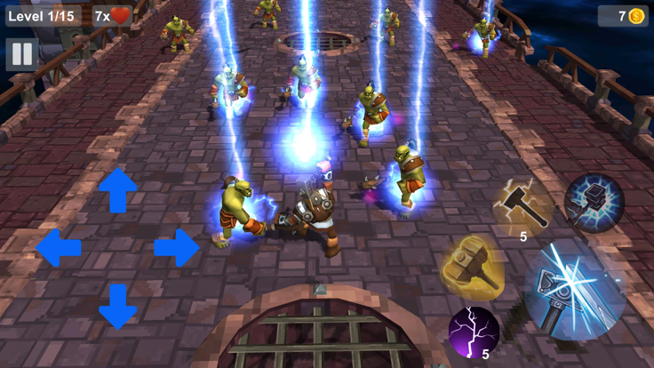 Thor Superhero: God Thunder 3D游戏截图