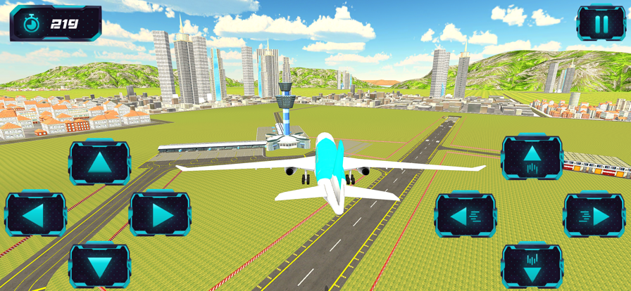 Airplane Flight Pilot Sim Game游戏截图