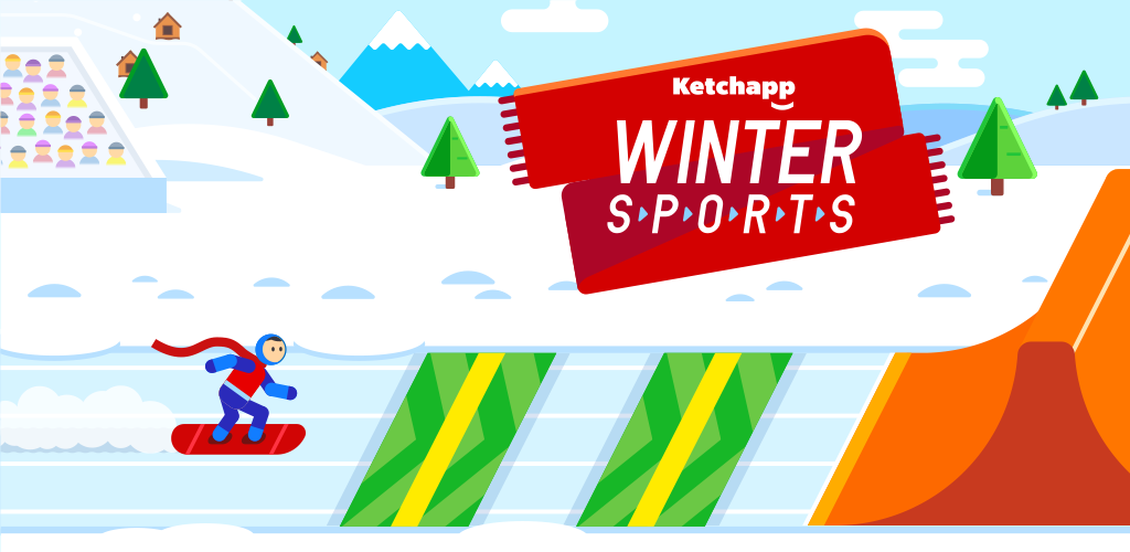 Ketchapp Winter Sports游戏截图