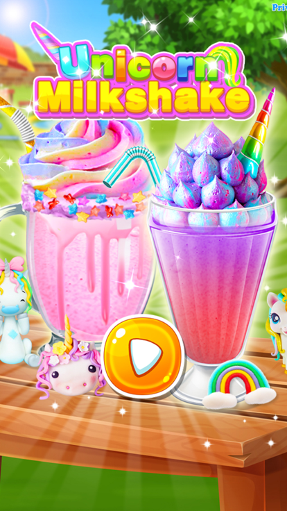 Unicorn Ice Cream Milkshake游戏截图