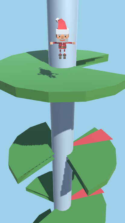 Helix Jump : Santa Claus游戏截图