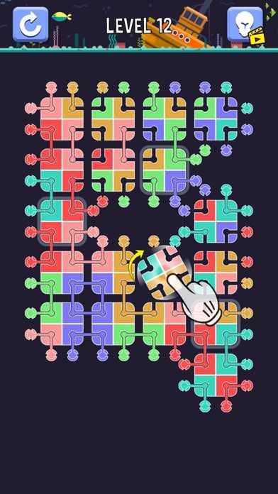 Color Tile Rotate游戏截图