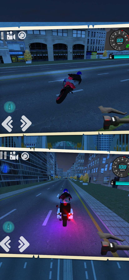 摩托车驾驶 交通骑手模拟器 - 摩托车驾驶游戏截图