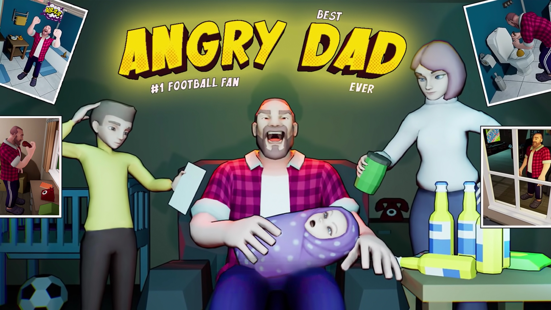 Angry Dad: Arcade Simulator游戏截图