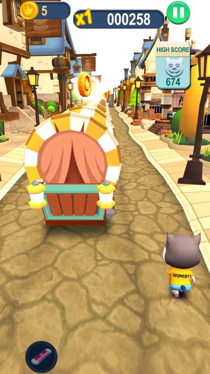 Cat Surfers: Kitty Gold Run游戏截图