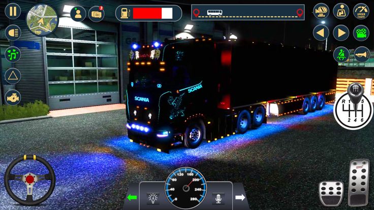 Euro Truck Simulation Games 3D游戏截图