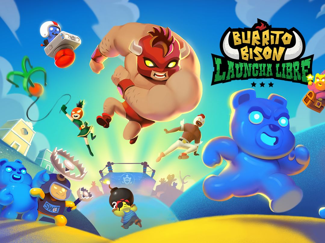 Burrito Bison: Launcha Libre游戏截图