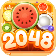 Chain Fruit 2048 Free Game - Merge a Watermelon