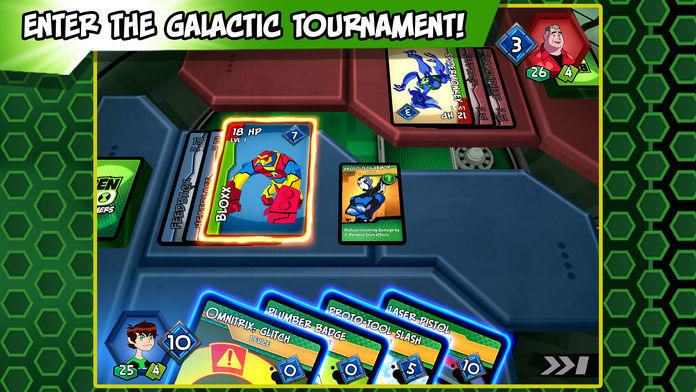 Ben 10 Slammers – Galactic Alien Collectible Card Battle Game游戏截图