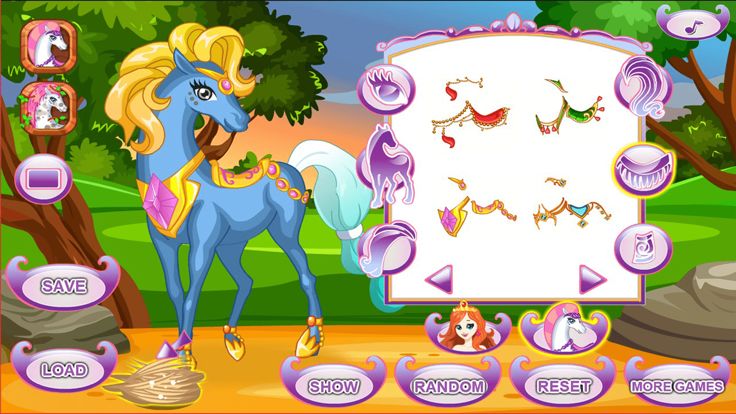 装扮白马公主游戏截图