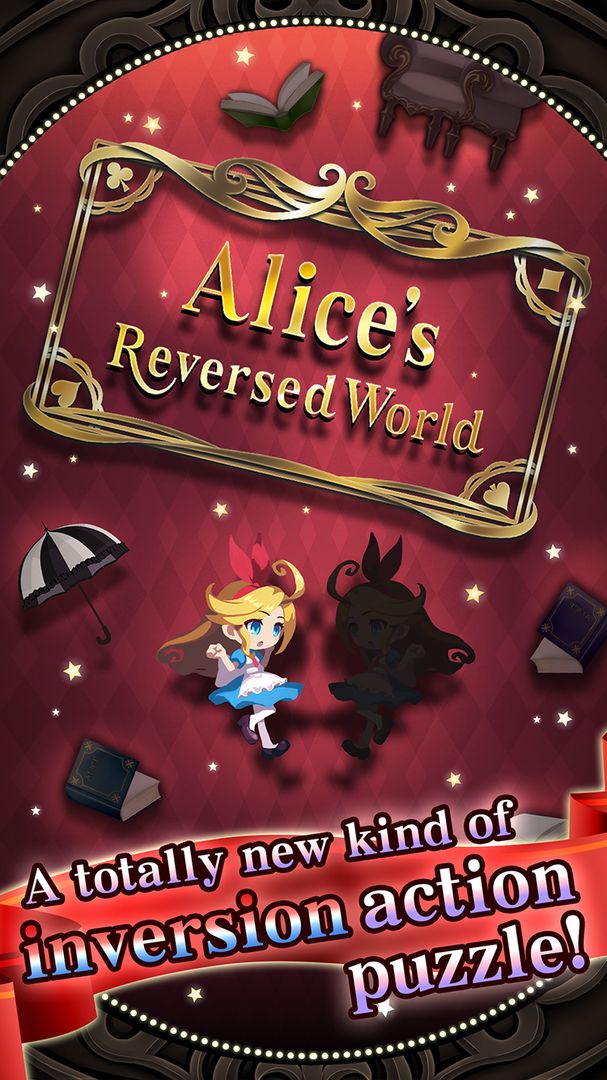 Screenshot of Alice's reversed world