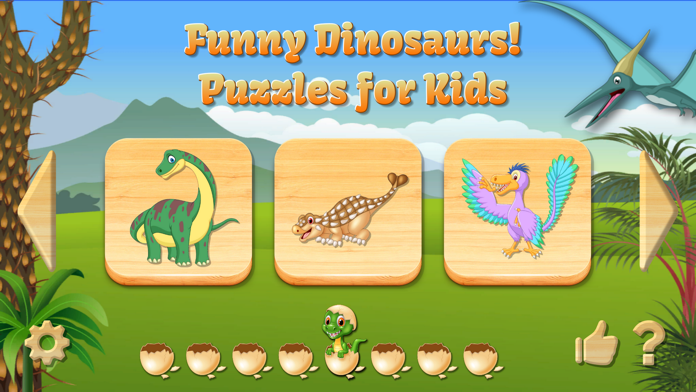 Dino Puzzle for Kids Full Game游戏截图