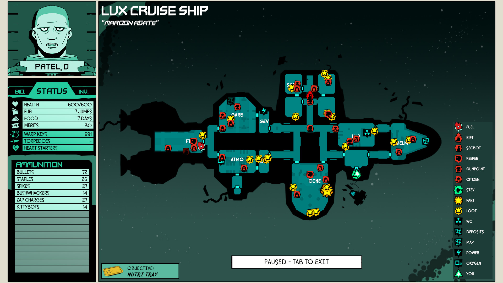 Void Bastards游戏截图