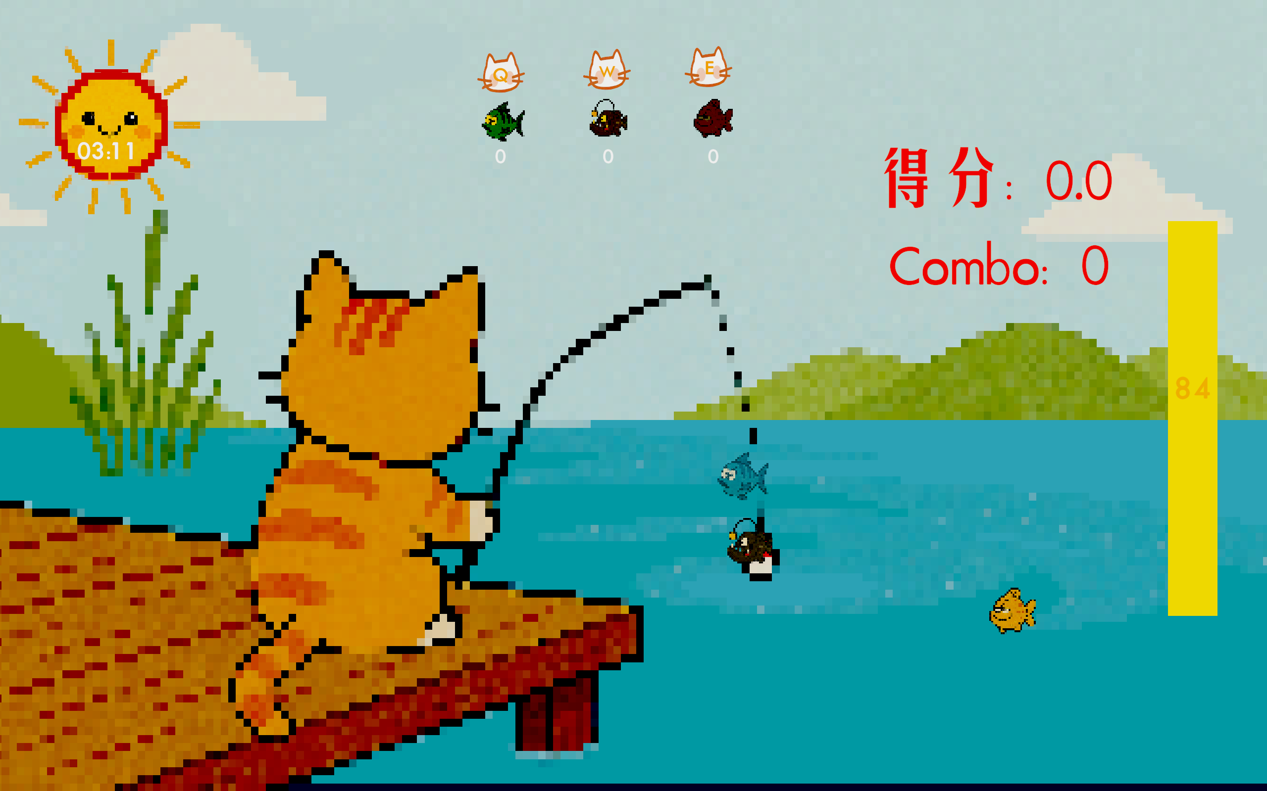 小猫钓鱼游戏截图