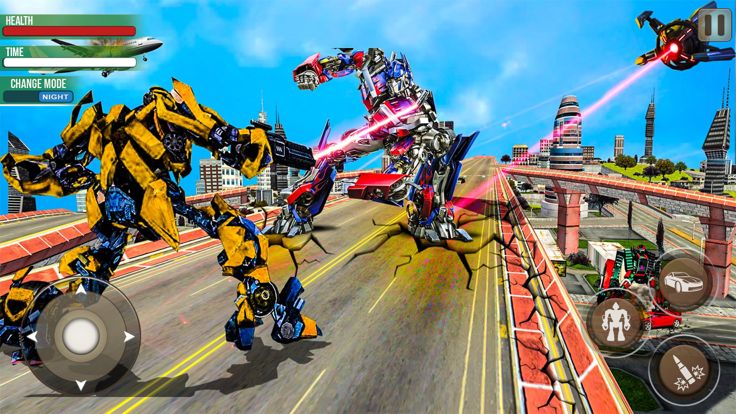 机器人汽车格斗游戏 - 真正的机器人汽车游戏游戏截图