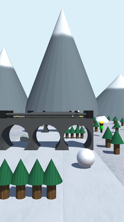 SnowRoll 3D!游戏截图
