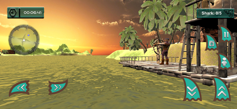 巨齿鲨  海怪 筏生存游戏截图