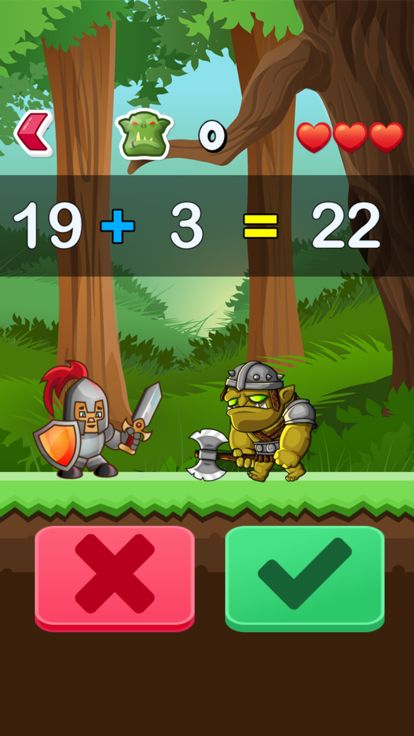 Math vs Orcs : Math Workout游戏截图