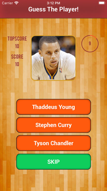 猜球员篮球 - NBA测验游戏截图