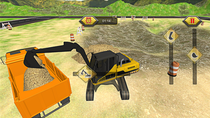 挖掘机起重机：重型游戏截图